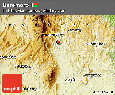 Physical Map of Beremoro