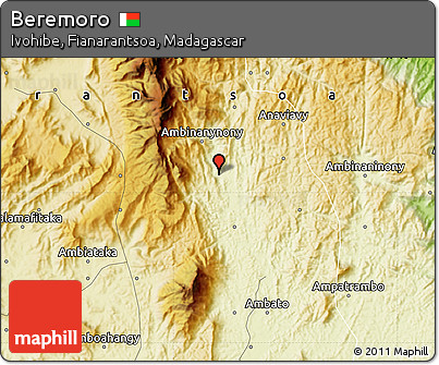 Physical Map of Beremoro