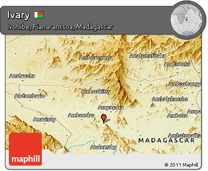 Physical Panoramic Map of Ivary