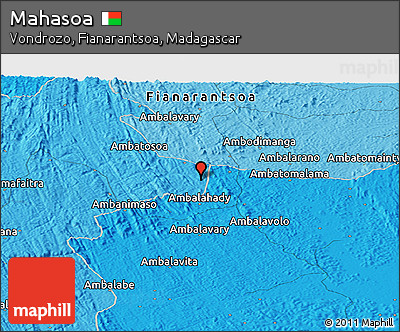Political Panoramic Map of Mahasoa