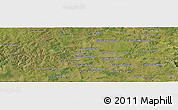 Satellite Panoramic Map of the area around 22° 33' 23" S, 56° 52' 30" W