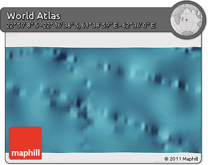 Satellite 3D Map of the Area around 22° 33' 23" S, 62° 7' 30" E