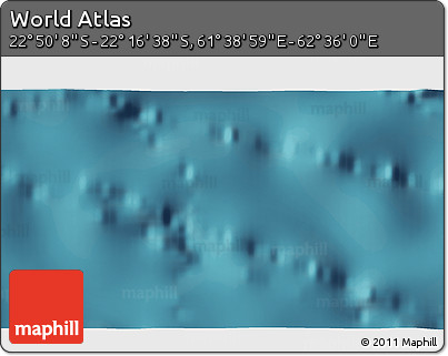 Satellite 3D Map of the Area around 22° 33' 23" S, 62° 7' 30" E