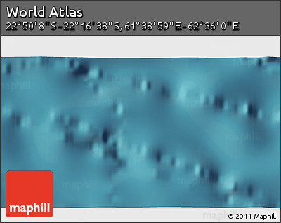 Satellite 3D Map of the Area around 22° 33' 23" S, 62° 7' 30" E
