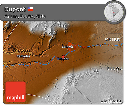 Physical 3D Map of Dupont
