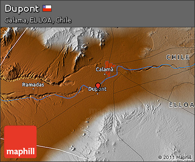 Physical 3D Map of Dupont