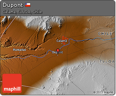 Physical 3D Map of Dupont