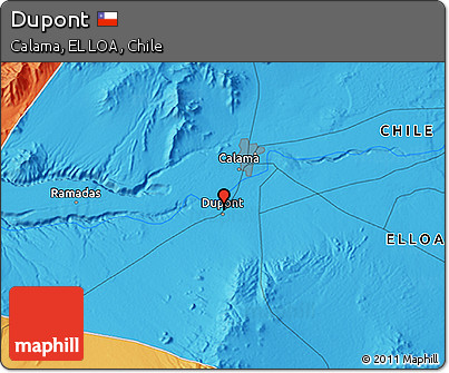 Political 3D Map of Dupont