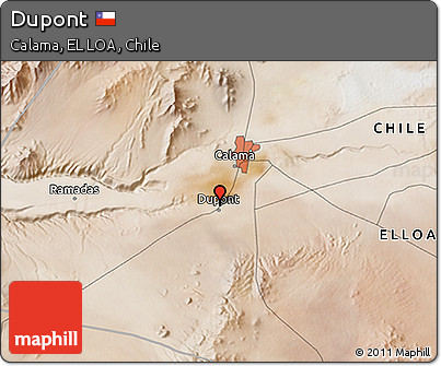 Satellite 3D Map of Dupont