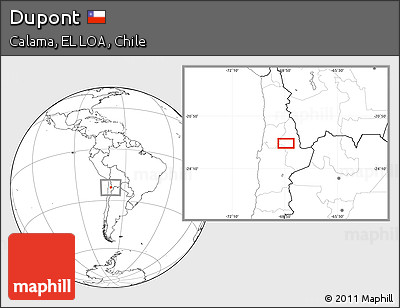 Blank Location Map of Dupont