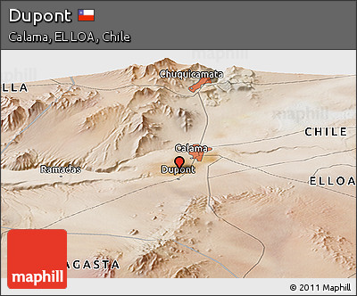 Satellite Panoramic Map of Dupont