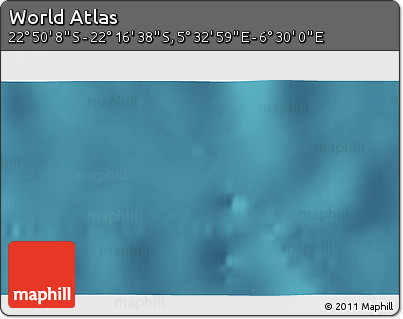 Satellite 3D Map of the Area around 22° 33' 23" S, 6° 1' 30" E