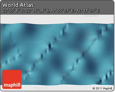 Satellite 3D Map of the Area around 22° 33' 23" S, 72° 19' 29" E