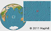 Satellite Location Map of the area around 22° 33' 23" S, 76° 34' 29" E