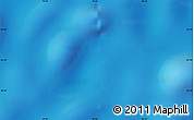 Physical Map of the area around 22° 33' 23" S, 79° 58' 29" E