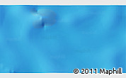 Physical 3D Map of the area around 22° 33' 23" S, 85° 46' 30" W