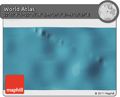 Satellite 3D Map of the Area around 22° 33' 23" S, 96° 7' 30" E
