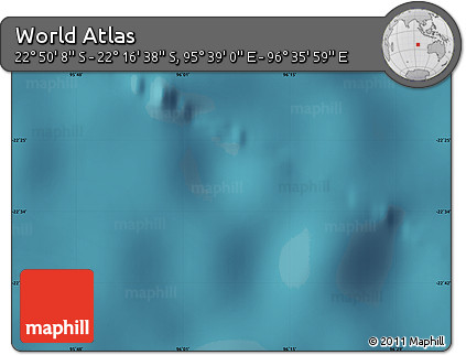 Satellite Map of the Area around 22° 33' 23" S, 96° 7' 30" E