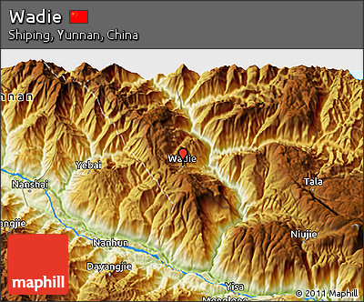 Physical 3D Map of Wadie