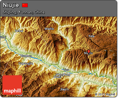 Physical 3D Map of Niujie