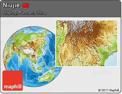 Physical Location Map of Niujie