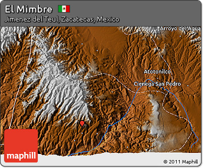 Physical 3D Map of El Mimbre