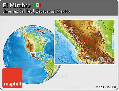 Physical Location Map of El Mimbre