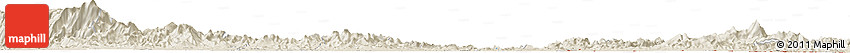 Shaded Relief Horizon Map of Xiaopingyang