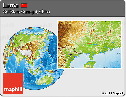 Physical Location Map of Lema