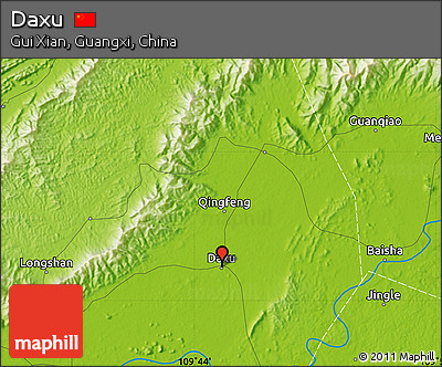 Physical Map of Daxu