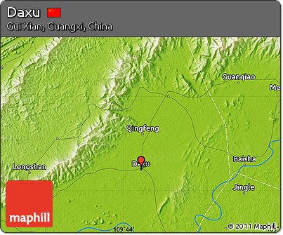 Physical Map of Daxu