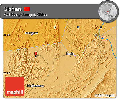 Political Map of Sishan