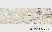Shaded Relief Panoramic Map of the area around 23° 23' 16" N, 111° 25' 30" E