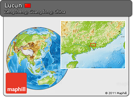 Physical Location Map of Lucun