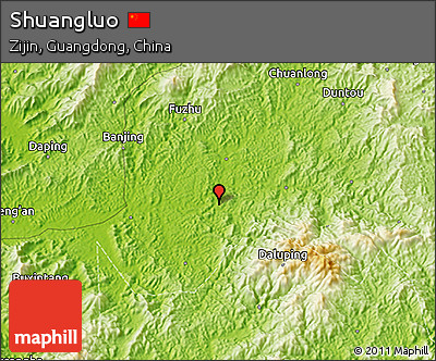 Physical 3D Map of Shuangluo