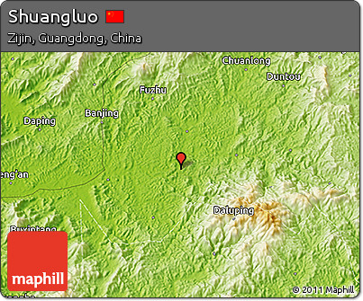 Physical 3D Map of Shuangluo