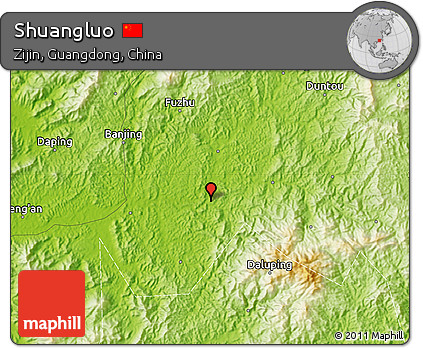 Physical Map of Shuangluo