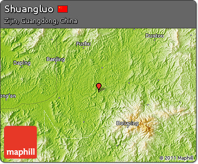 Physical Map of Shuangluo