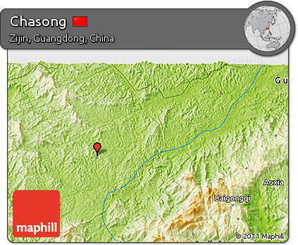 Physical 3D Map of Chasong