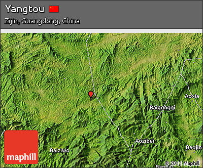 Satellite 3D Map of Yangtou