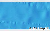 Physical 3D Map of the area around 23° 23' 16" N, 117° 13' 29" W