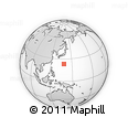 Outline Map of the Area around 23° 23' 16" N, 138° 37' 30" E, rectangular outline