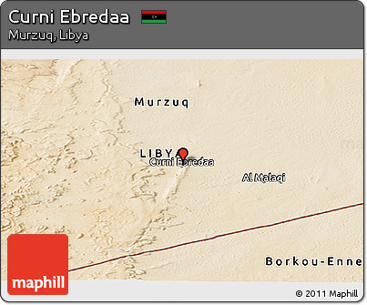 Satellite Panoramic Map of Curni Ebredaa