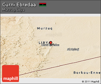Satellite Panoramic Map of Curni Ebredaa