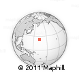 Outline Map of the Area around 23° 23' 16" N, 163° 16' 30" E, rectangular outline