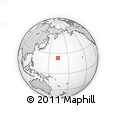 Outline Map of the Area around 23° 23' 16" N, 164° 7' 30" E, rectangular outline