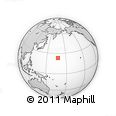 Outline Map of the Area around 23° 23' 16" N, 167° 31' 30" E, rectangular outline