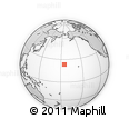 Outline Map of the Area around 23° 23' 16" N, 175° 1' 30" W, rectangular outline