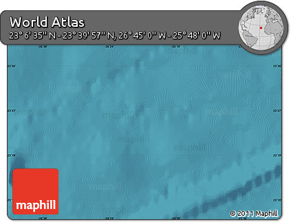 Satellite Map of the Area around 23° 23' 16" N, 26° 16' 29" W