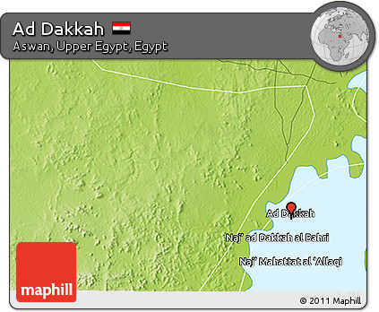 Physical 3D Map of Ad Dakkah